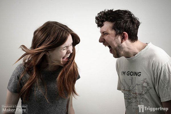 Trigger Scream Primal scream photo portraits captured with Triggertrap sound trigger ...