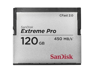 SanDisk launches “world's fastest memory card” with CFast 2.0