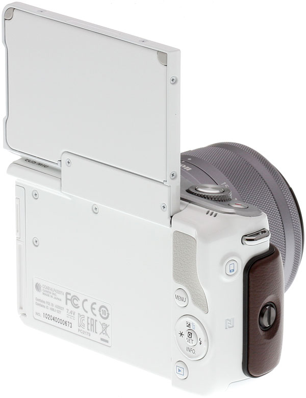 Canon EOS M10 ボディ WH Canon EOS M10 18.0MP Mirrorless Digital Camera White Body Set Made