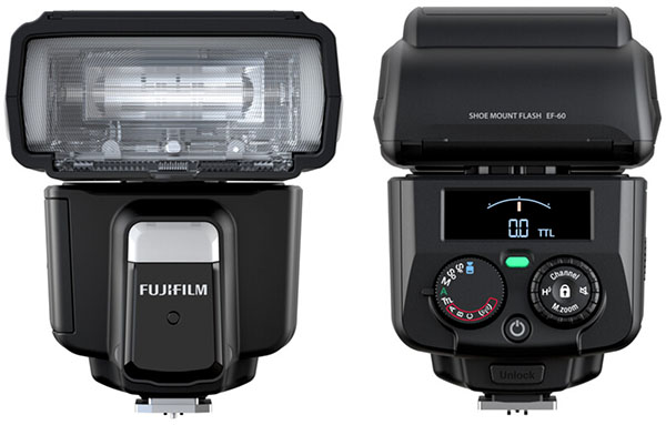 Fujifilm announces EF-60 flash and EF-W1 wireless commander for