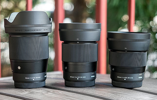 Sigma releases trio of F1.4 primes for Fujifilm X Mount, Sigma's