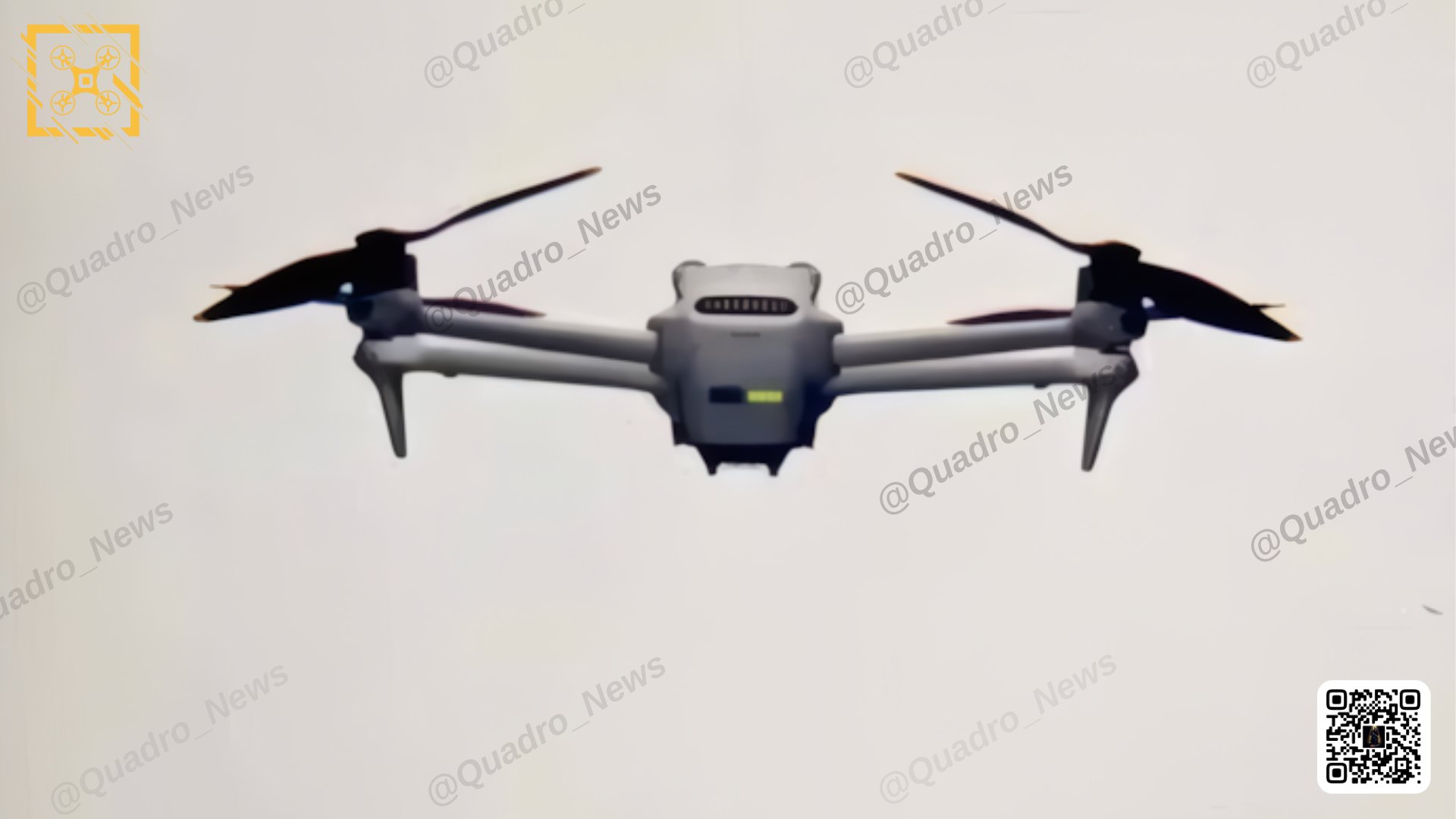 DJI Mavic 4 Pro rear view leaked image.