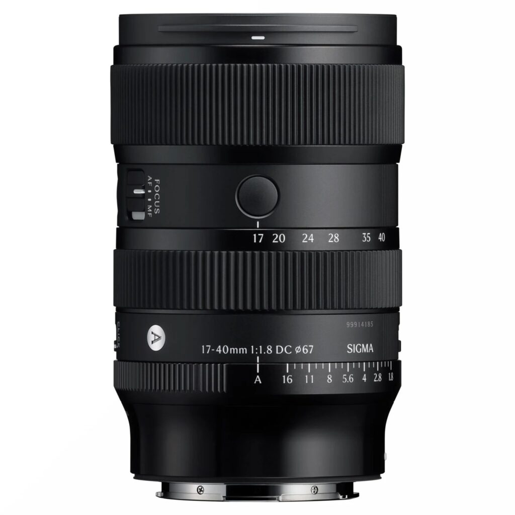 Sigma Unveils 17-40mm F1.8 DC Art Lens for Mirrorless: A Faster