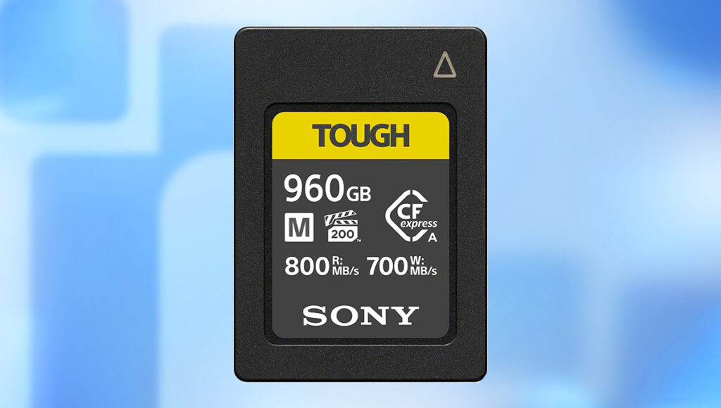 Sony 960GB CFexpress Type A on Amazon Deals.