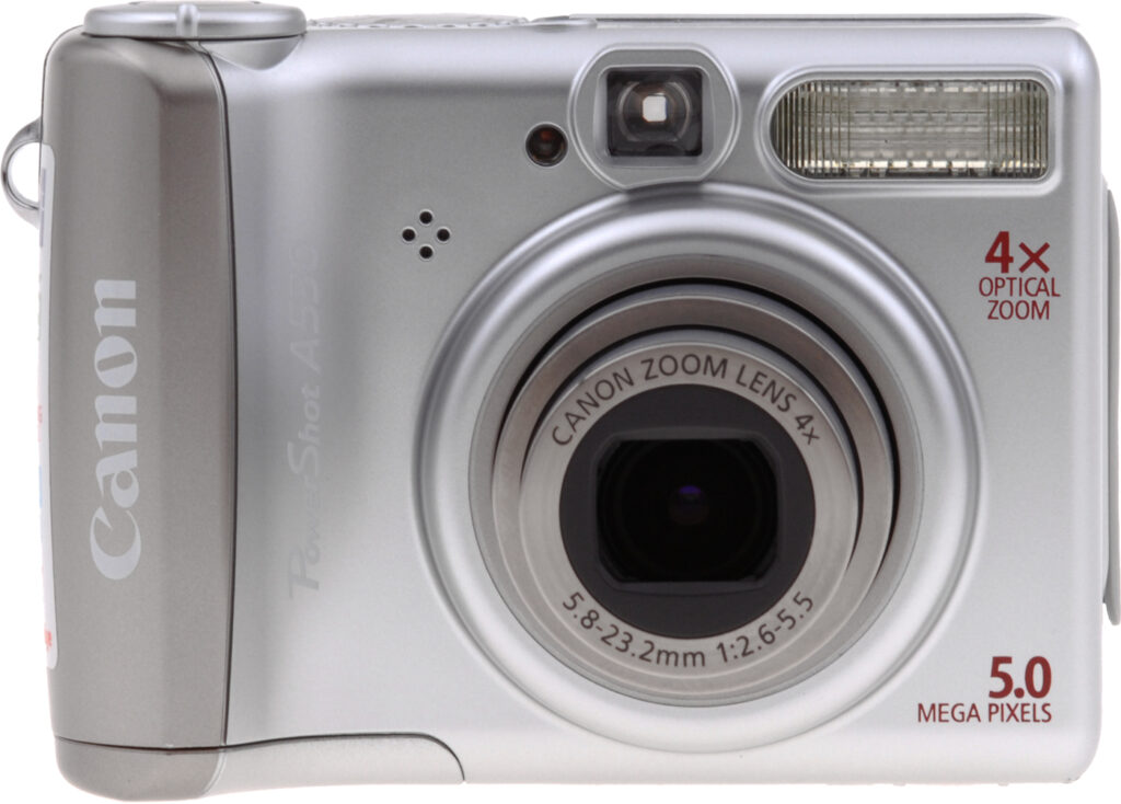 Canon PowerShot A530 シルバー Canon PowerShot A530 Digital Compact – Retro Camera Shop