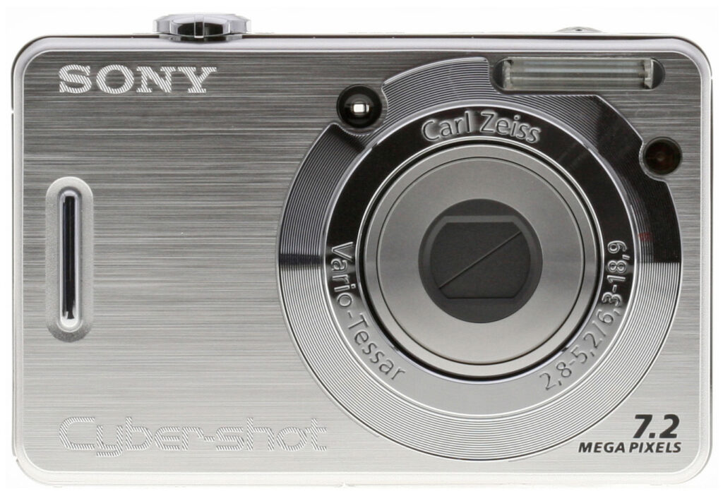 SONY Cyber-shot DSC-W55 シルバー Sony Cyber-shot DSC-W55 7.2MP Digital Camera - Silver