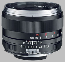 Carl Zeiss 50mm f/1.4 Planar T* 1.4/50 - Imaging Resource
