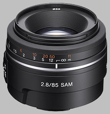Sony 85mm f/2.8 SAM SAL85F28 - Imaging Resource