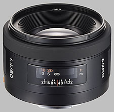 Sony 50mm f/1.4 SAL-50F14 - Imaging Resource