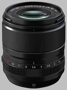 Fujinon XF 33mm f/1.4 R LM WR - Imaging Resource