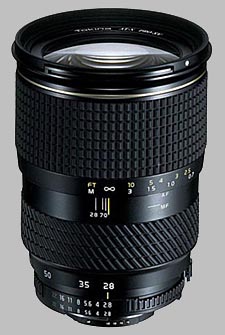 動作品　Canon用　大三元　F2.8通し！AF 28-70mm ATX PRO Tokina 28-70mm f/2.8 AT-X 287 AF PRO SV - Imaging Resource