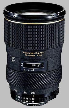 Tokina 28-80mm f/2.8 AT-X 280 AF PRO - Imaging Resource