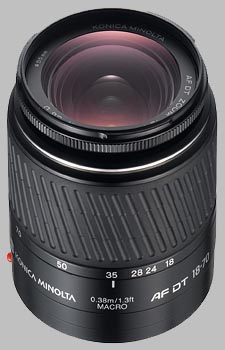Konica Minolta 18-70mm f/3.5-5.6 D AF DT - Imaging Resource