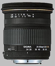 SIGMA 24-60mm F2.8 EX DG ズームレンズ　EFマウント Sigma 24-60mm f/2.8 EX DG - Imaging Resource