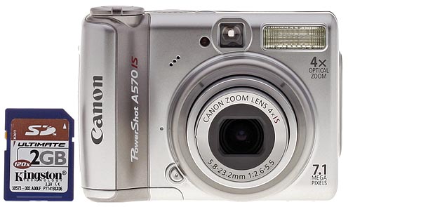Canon A570 IS Review - Design - Imaging Resource