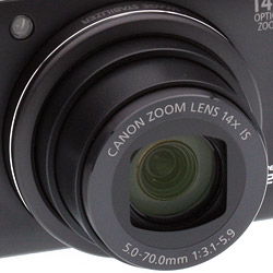 Appareil Photo Canon PowerShot SX210 IS - 14.1 MP - Zoom 14x - Noir - Occasion Avec Accessoires