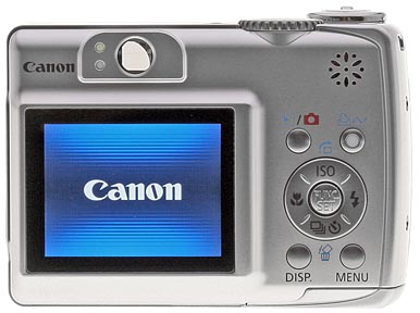 Canon A550 Review - Design - Imaging Resource