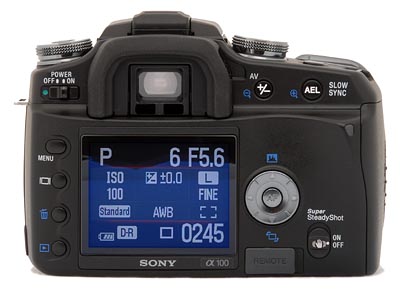 Sony DSLR-A100 Review - Design - Imaging Resource