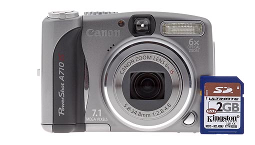 Canon A710 IS Review - Design - Imaging Resource