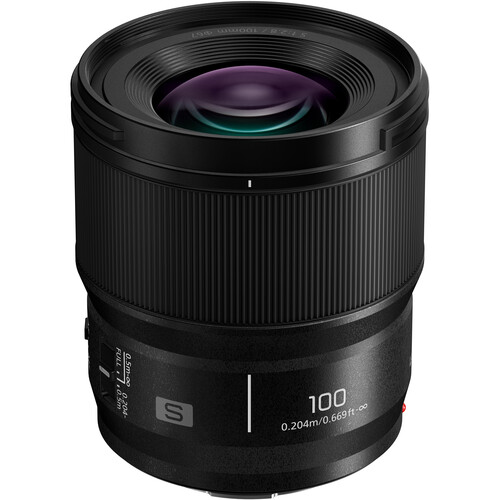 Panasonic Lumix S 100mm f/2.8 Macro telephoto prime lens for L-Mount