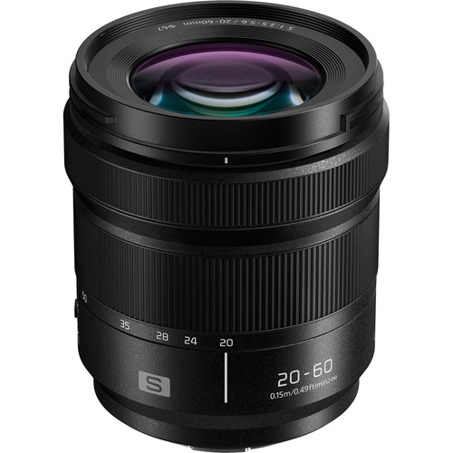 Panasonic Lumix S 20-60mm f/3.5-5.6 standard zoom lens for L-Mount with variable aperture