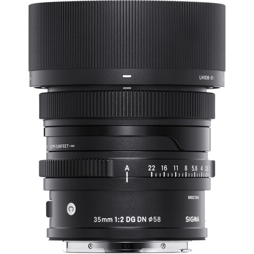 Sigma 35mm f/2 DG DN Contemporary standard prime lens for L-Mount with all-metal build