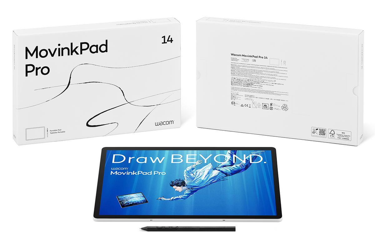 Androidタブレット本体 Wacom MovinkPad Pro 14 Wacom MovinkPad Pro 14 | Portable Pen Tablet with OLED & Pro Pen 3