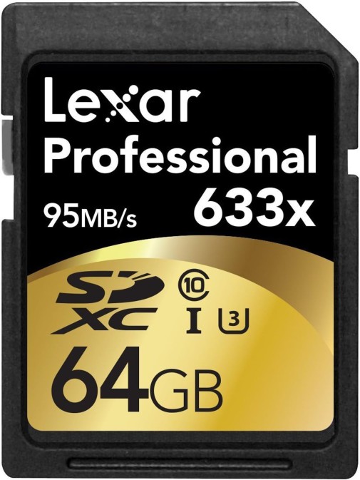 Stock photo of the Lexar Professional 633x UHS-I