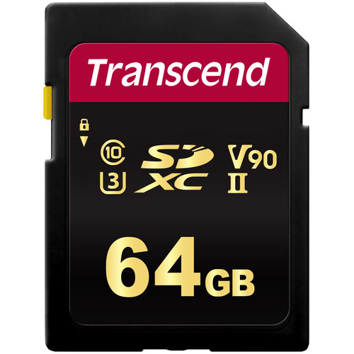 Stock photo of the Transcend SDXC UHS-II U3
