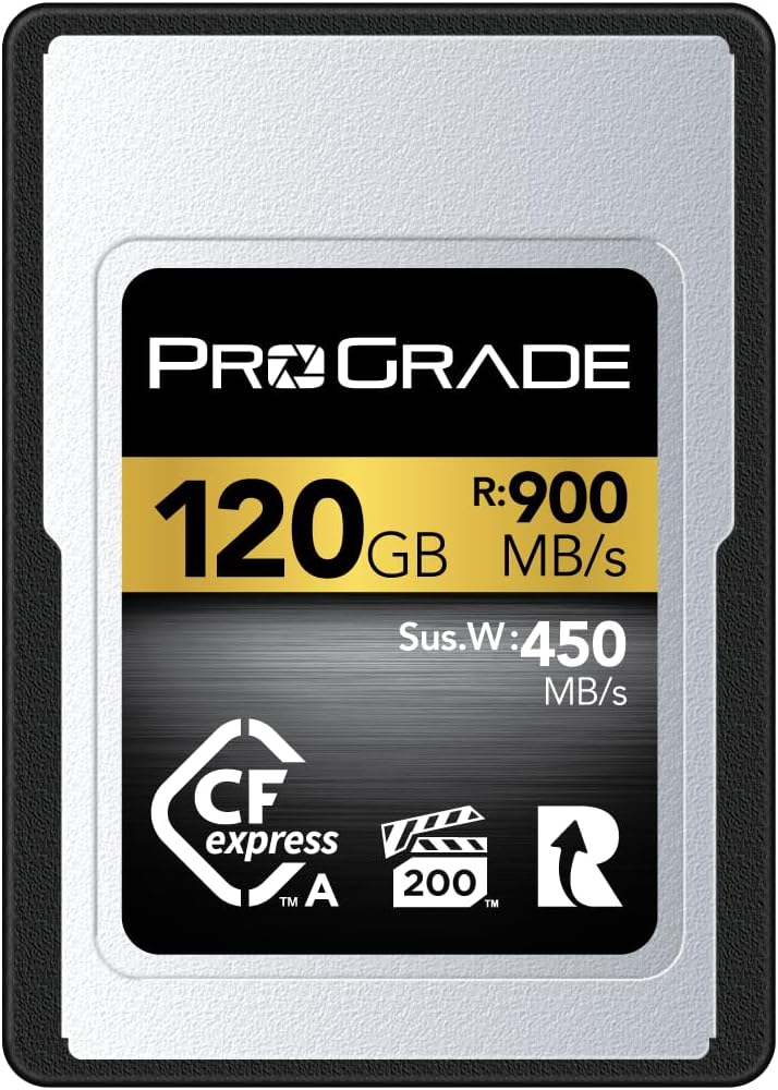 Product photo of the ProGrade Digital Gold CFexpress Type A 120gb