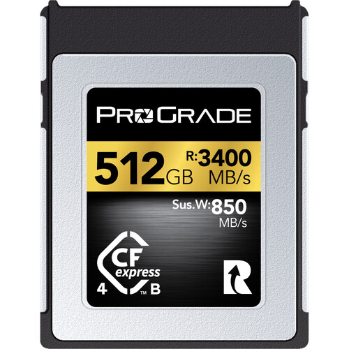 Stock image of the ProGrade Digital Gold CFexpress Type B
