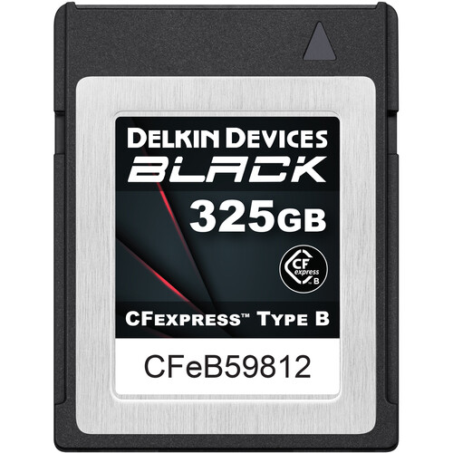 Stock photo of the Delkin Devices Black CFexpress Type B