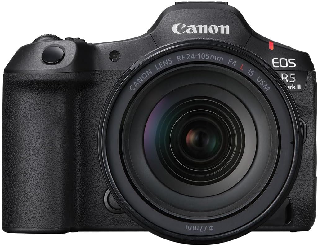 Stock photograph of Canon EOS R5 Mark II taken from Amazon