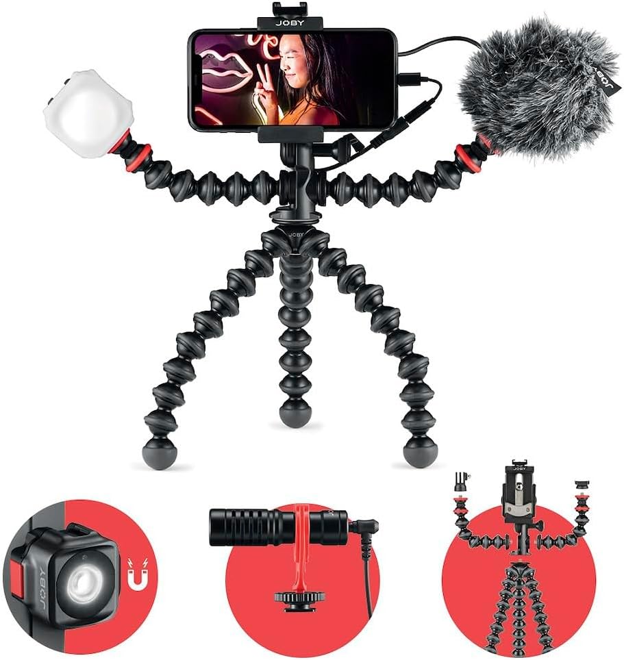 Product photo of JOBY GorillaPod Mobile Vlogging Kit taken from Amazon.