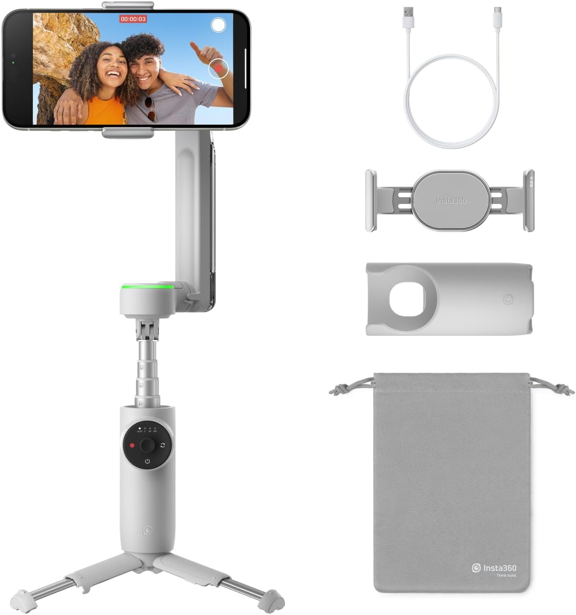 Alt tag: Product image of the Insta360 Flow Pro
