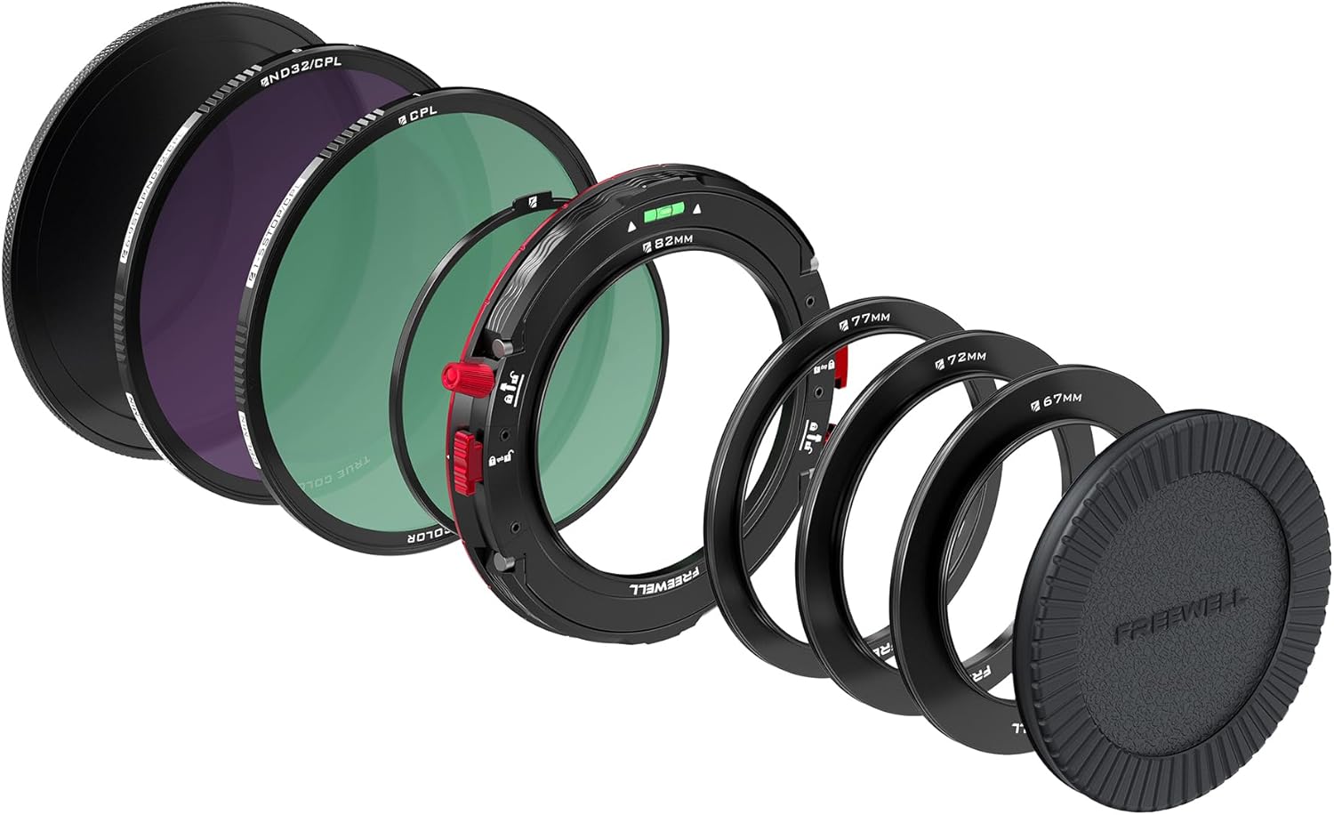 Ecommerce image of the Freewell Magnetic Smartphone Filter System