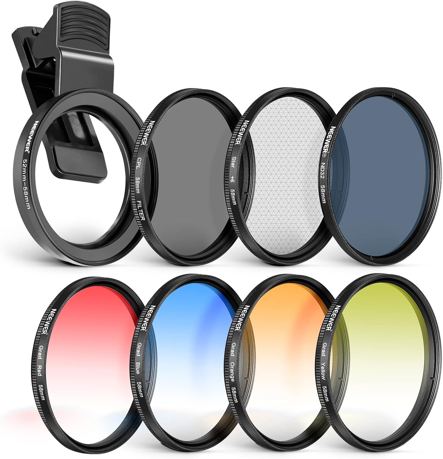 Product image of the Neewer Smartphone Filter Kit
