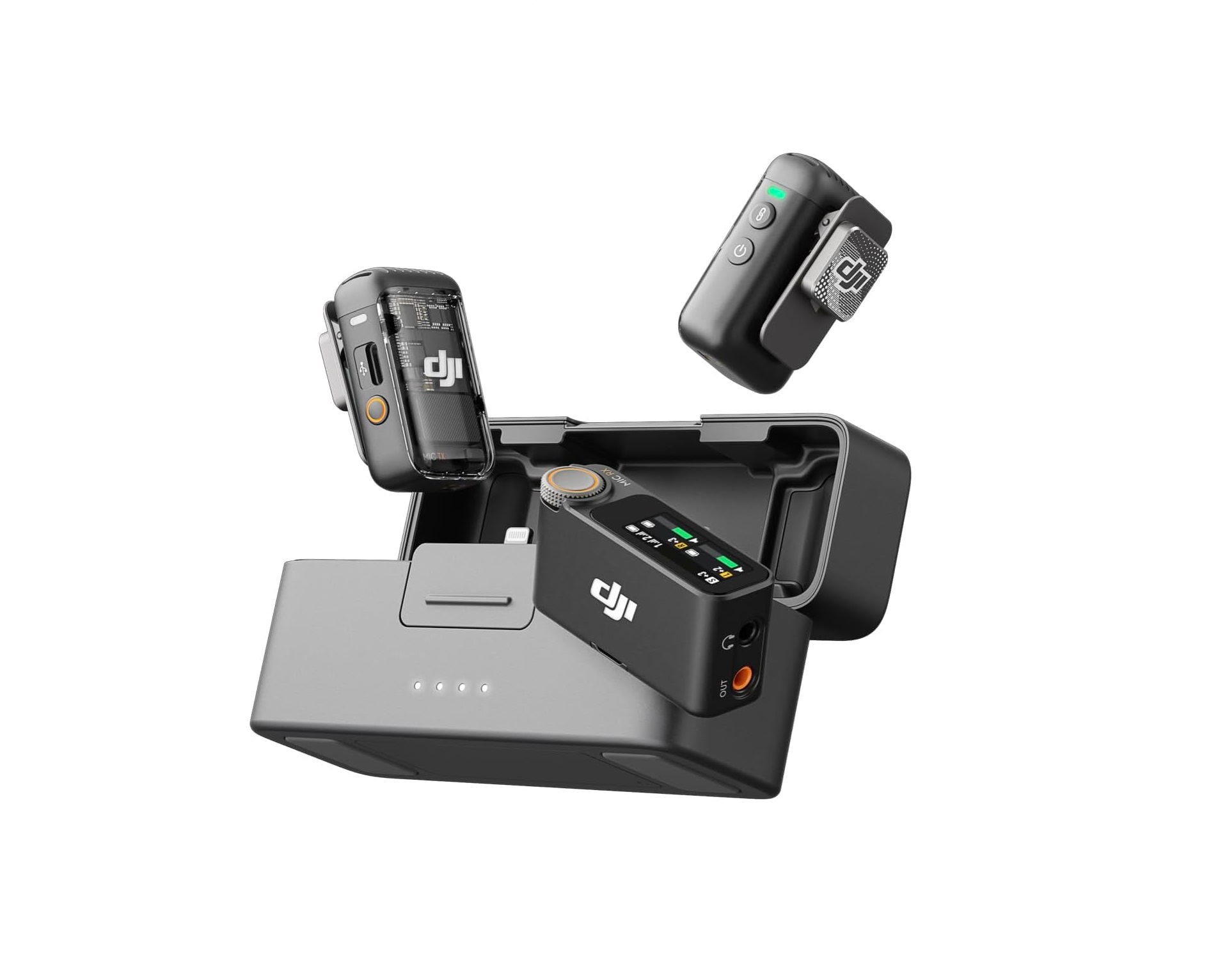 Stock photo of the DJI Mic 2