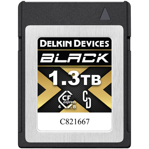 Delkin 1.3TB BLACK 4.0 CFexpress Type B Memory Card Now 20% Off On