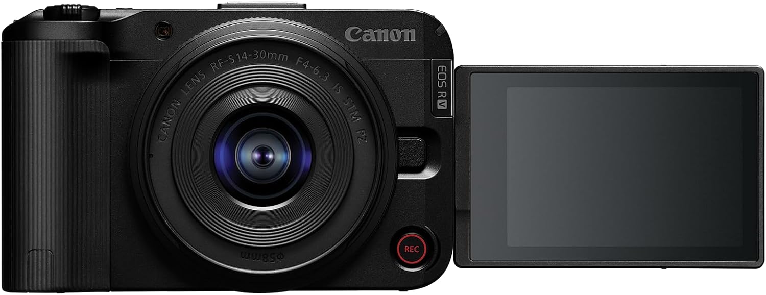 Stock photo of Canon EOS R50 V Mirrorless Camera with RF-S14-30mm F4-6.3