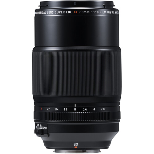 Stock image of the Fujifilm XF 80mm f2.8 R LM OIS WR Macro