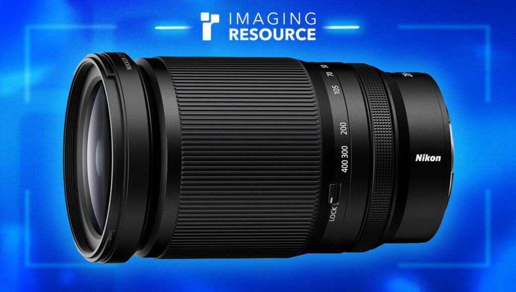 Imaging Resource blog post banner with the stock image of the Nikon NIKKOR Z 28-400mm f4-8 VR Mirrorless Lens