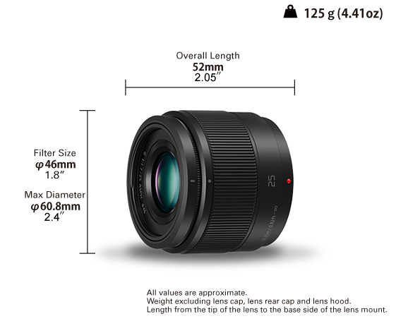 Popular LUMIX G 25mm F/1.7 Falls to Under $200 This Black Friday
