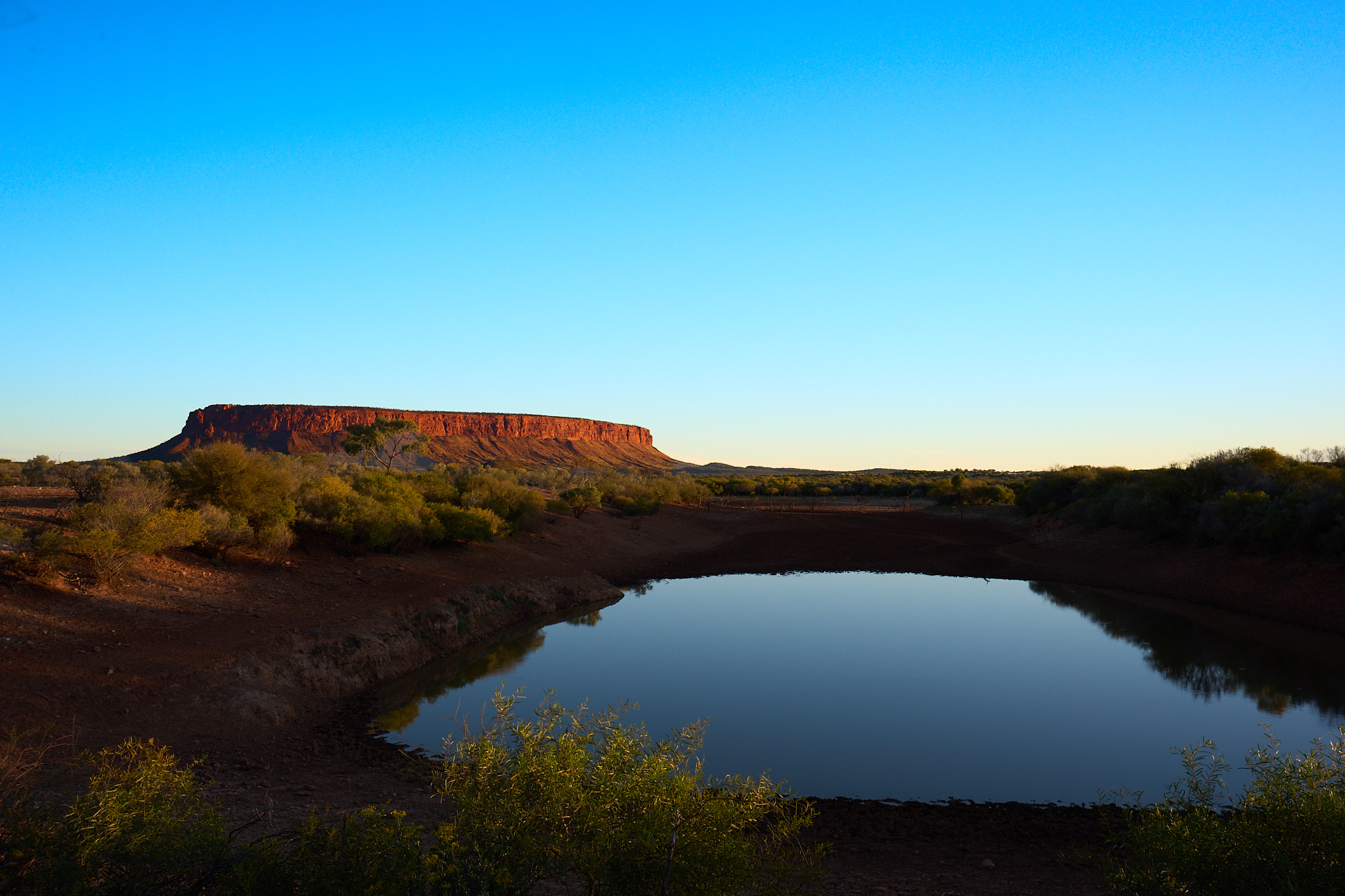 Mt. Conner in the distance in Australia.