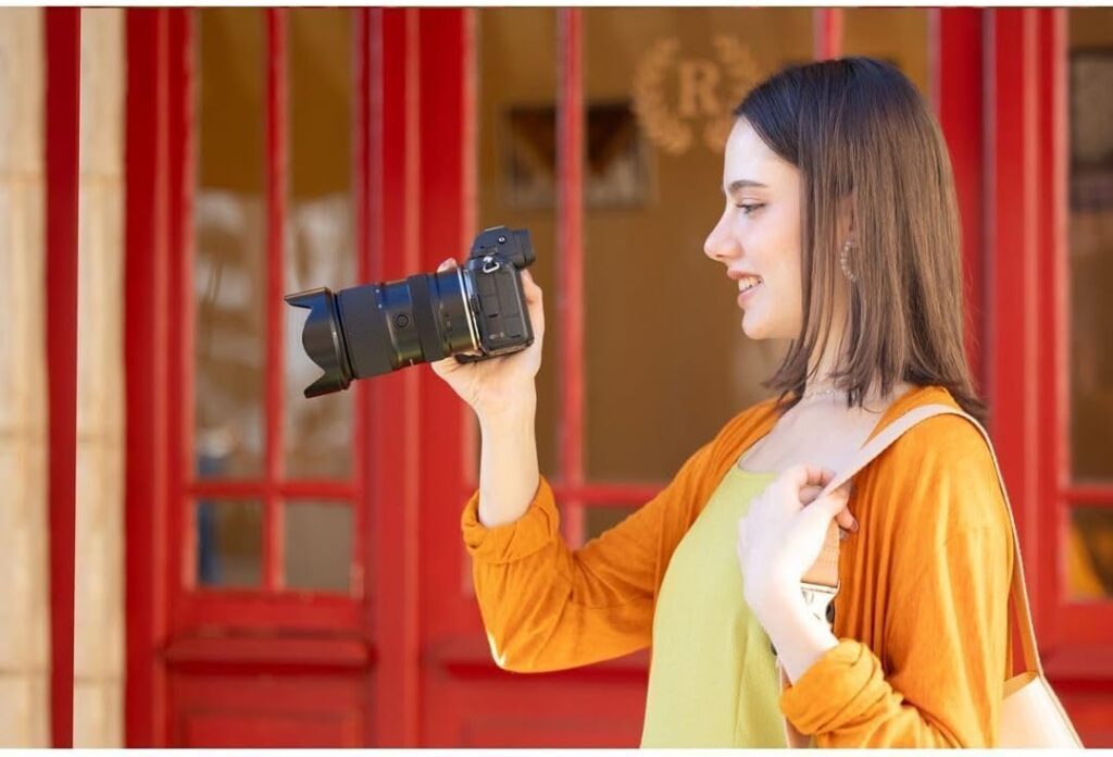 A person using the Tamron 28-75mm F2.8 Di III VXD G2 for Nikon Z