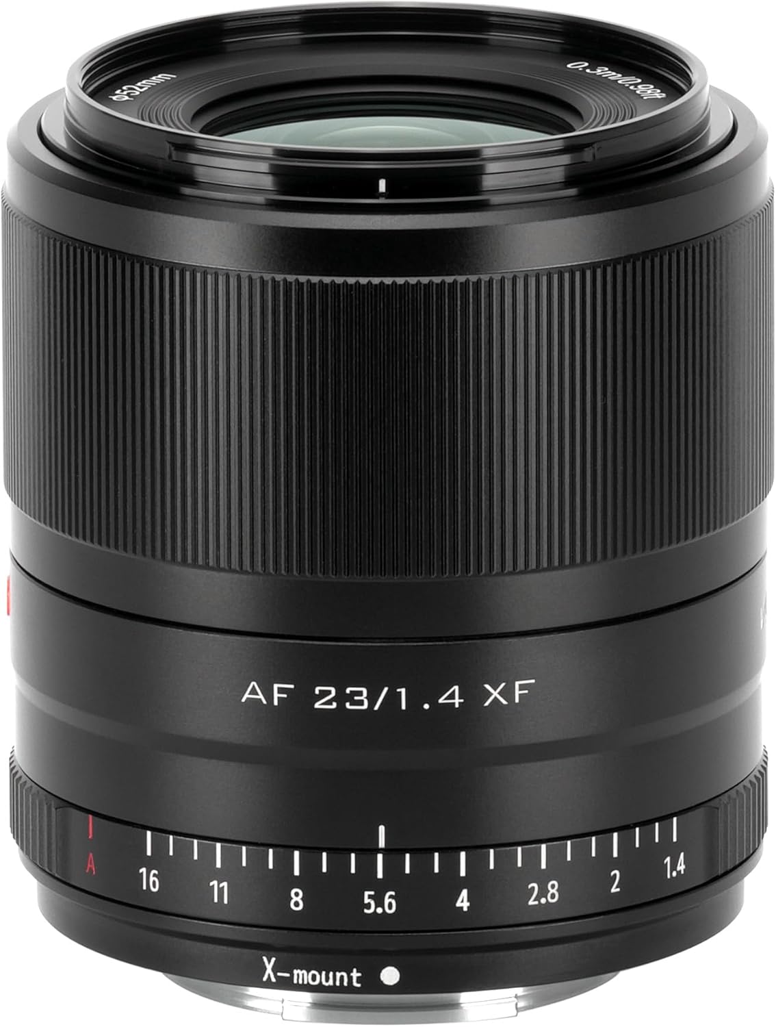 Stock image of the Viltrox 23mm f1.4 XF