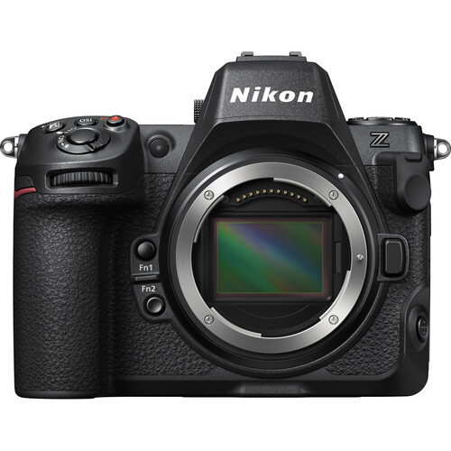 Nikon Z8 against a white background. 