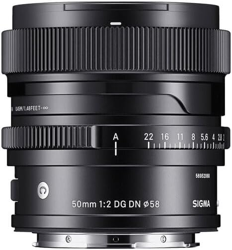 Stock image of the Sigma 50mm f2 DG DN Contemporary Lens (Leica L)