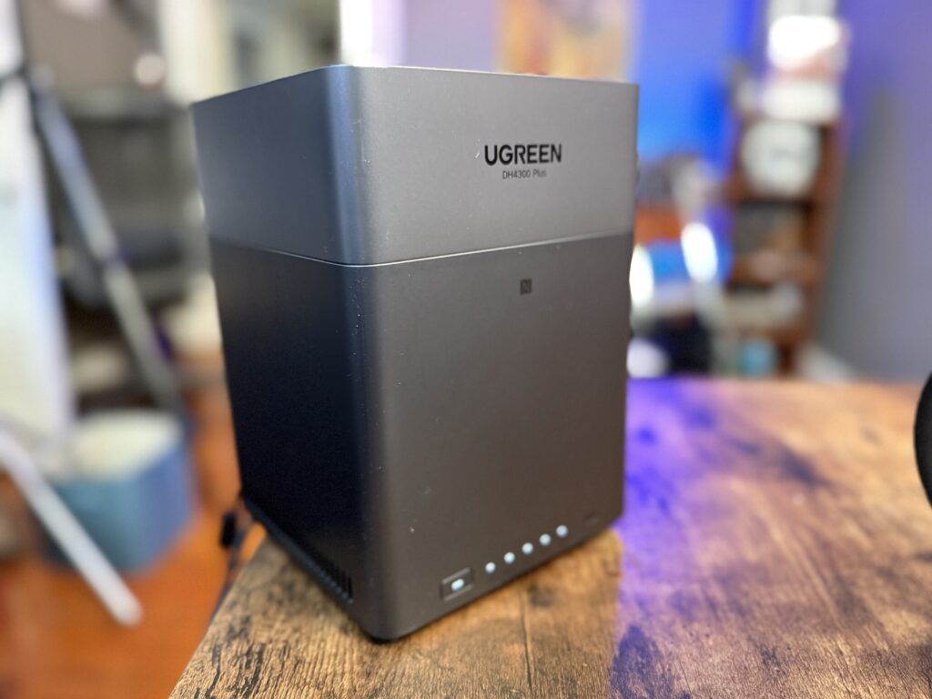 The UGREEN DH3400 Plus on a table