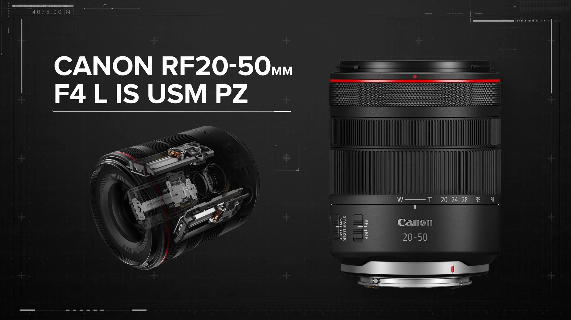 Canon RF 20-50mm F/4 L IS USM PZ Announced for Video Creators
